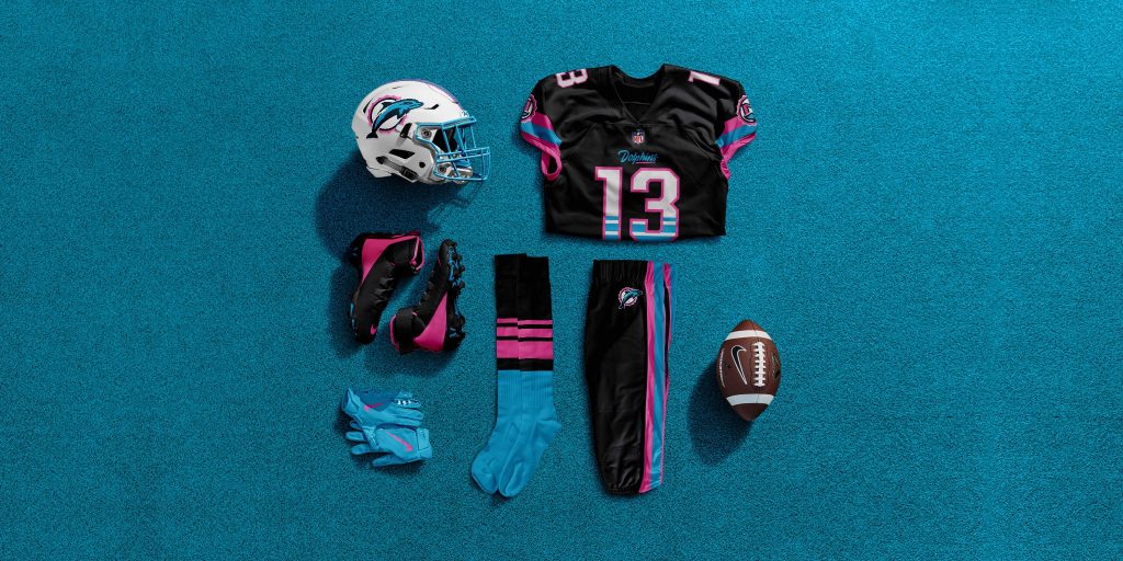 Miami Dolphins Uniform Concept by Dan Blessing