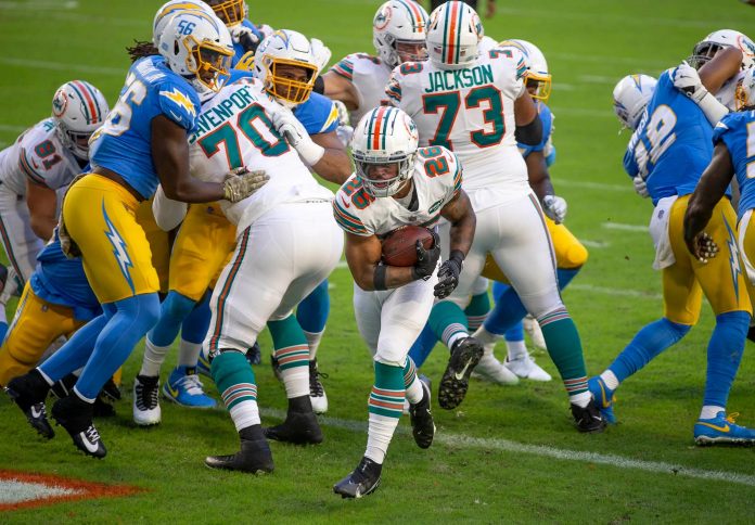 Is Salvon Ahmed the Dolphins answer at RB