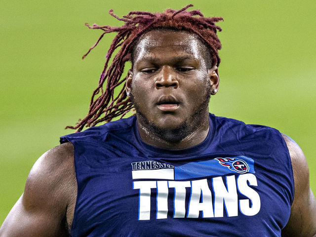 Isaiah Wilson during his time with the Titans