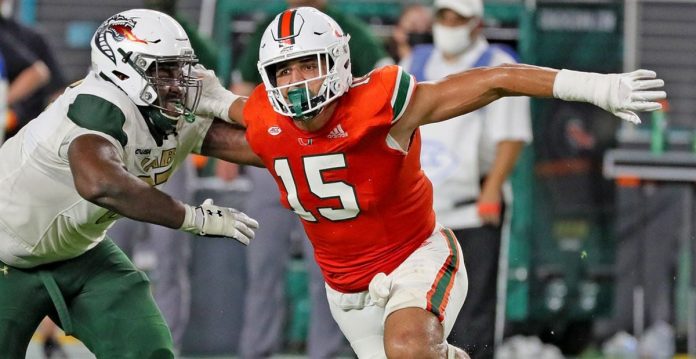 Dolphins select edge Jaelan Phillips with pick 18