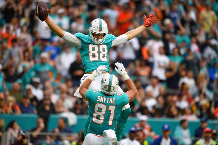 Dolphins roster facing tight fit at Tight End