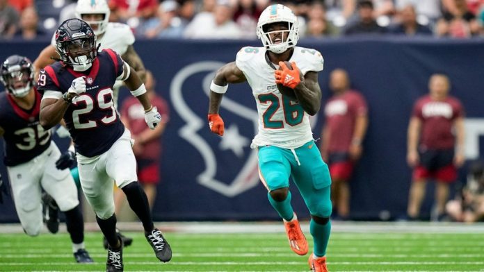 Ahmed shines as Dolphins top Texans