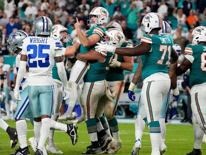 Dolphins win thriller on last second FG 22-20